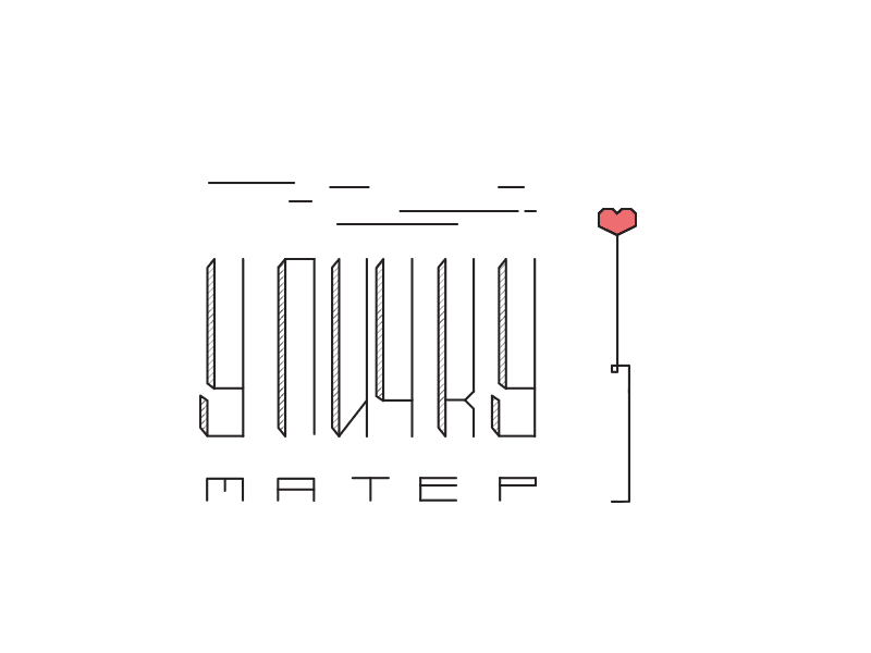 у пичку матер animation cyrilic gif handlettering handmade minimal minimalism oneline typo typography