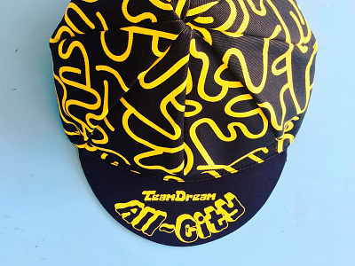 Dribble Teamdream X Allcity all city apparel bike hat cycling hand type hat team dream type