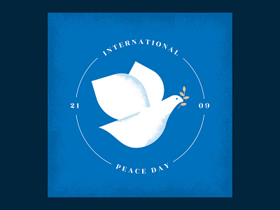 Peace Day day dove flat international peace pidgeon vector white