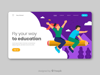 Online Education Landing Page