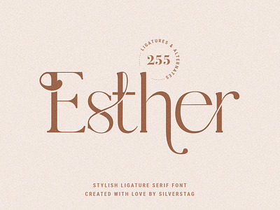 Esther - Stylish Ligature Serif Font