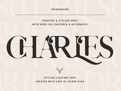 Charles - Chic Ligature Serif Font