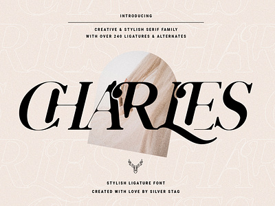 Charles - Ligature Serif Font Family
