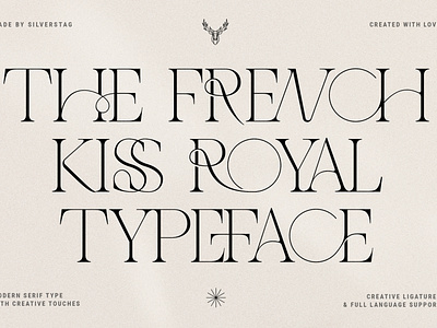 THE FRENCH KISS ROYAL TYPEFACE