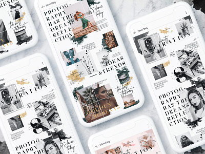 Instagrid 8.0 - Instagram Magazine Puzzle Template creative creative market creativemarket design elegant hand drawn instagram instagram pack modern products social media social pack watercolor