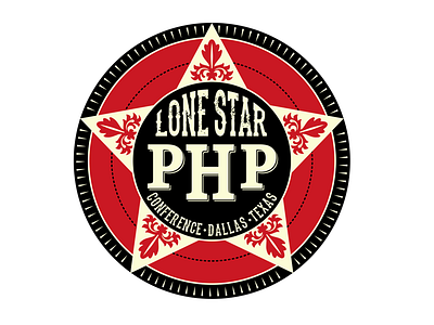 Lone Star PHP badge emblem logo lone ragerabbit star western