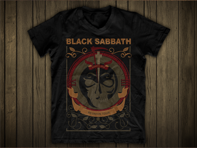 Black Sabbath European Tour Design