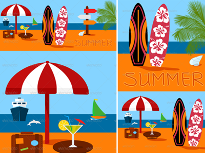 Summer Vector Illustration
