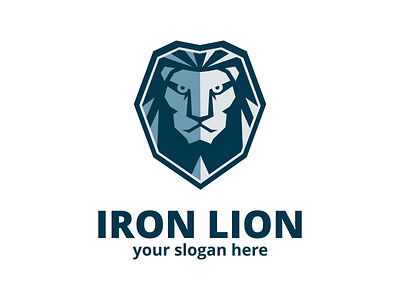 Iron Lion Logo Template