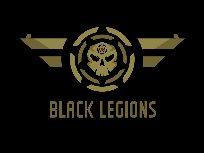 Black Legions Logo Template by Petya Hadjieva (Ivanova) on Dribbble