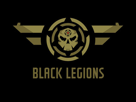 Black Legions Logo Template by Petya Hadjieva (Ivanova) on Dribbble