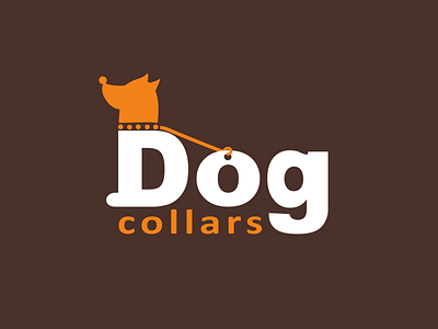 Dog Collars Logo accessories animal organisation collars creative dog logo pet shop smart logo