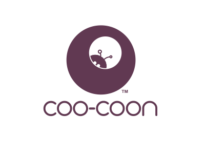 Coo-coon cocoon coocoon fun kid logo