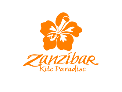 Zanzibar Kite Paradise logo abstract kite logo orange paradise rage rabbit ragerabbit surf zanzibar