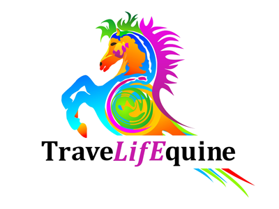 Travel Life Equine Logo abstract color equine horse logo travel travel ragerabbit rage rabbit