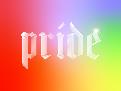 Happy Pride! color lgbtq pride pride 2020 pridemonth type typography