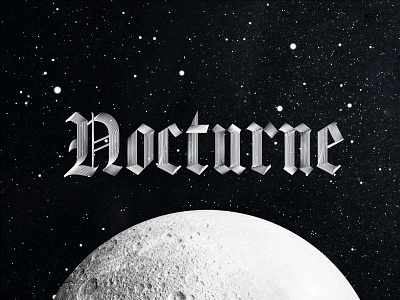 Nocture Typeface la lune moon nocturne type type design type designer typedesign typeface typefacedesign typography