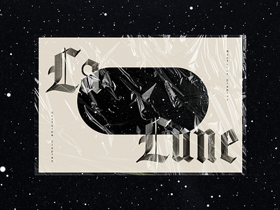La Lune display font display type la luna la lune nocturne type type design type designer typogaphy typography