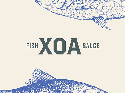 Xoa Fish Sauce brand identity branding design identity illustration logo logotype packaging packaging design print design type typography