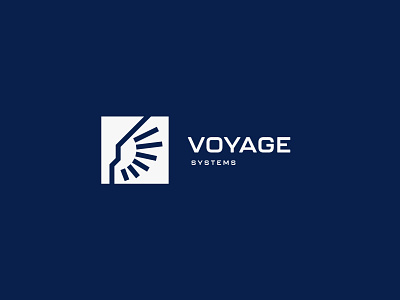 Voyage Systems | Logo Design brand business consulting design identity logo minimal systems wings