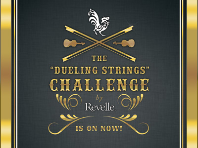 Cockadoodle challenge dueling rooster strings violen