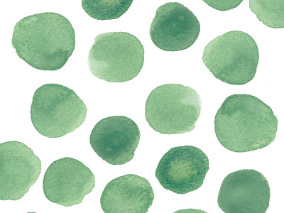 Water colored polka dots color water