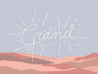 Grand graphic design illustration illustrator type typography