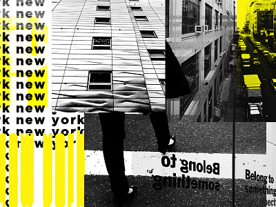 New York blog collage collage digital art graphic design photography photoshop
