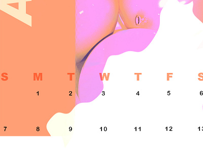 April/calendar calendar collage digital art form graphic design photography photoshop texture