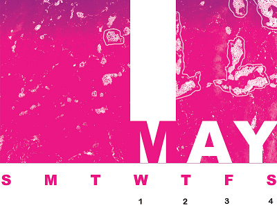 May/calendar calendar collage digital art form graphic design photography photoshop texture