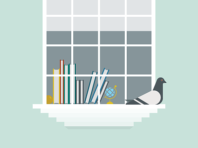 A very scholarly pigeon illustration library pigeon vector