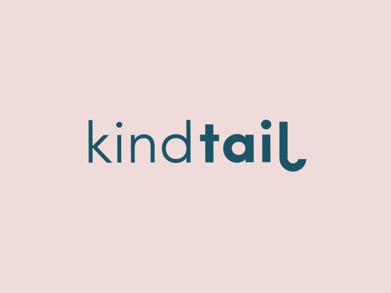 KindTail logo animation #2 2d 2d animation accessories animation design dog logo logo design loop motion motion design tail