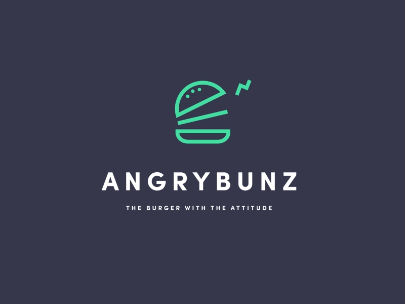 Angrybunz 2d animation angry animation brand brandidentity branding bun burger illustration lightning logo logodesign loop motion motion design motion graphics vector