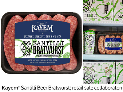 Kayem® x Night Shift Brewing Santilli Bratwurst