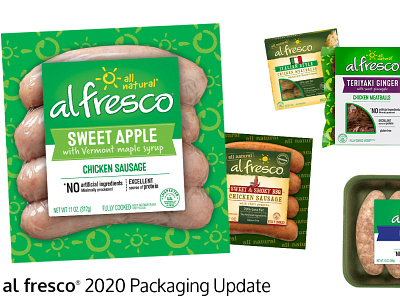 al fresco 2020 product packaging redesign branding design food and drink illustration package design packaging design