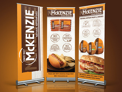 McKenzie™ Tradeshow Banners banner display quickscreen tradeshow