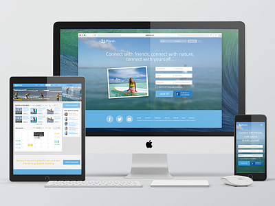 Paddleboarding Responsive Site design mobile mobile design product product design responsive ui ux