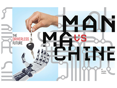 Man vs Machine: The Driverless Future editorial feature graphis