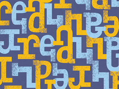 Really Pattern lettering
