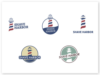 Shave Harbor Logo Comps