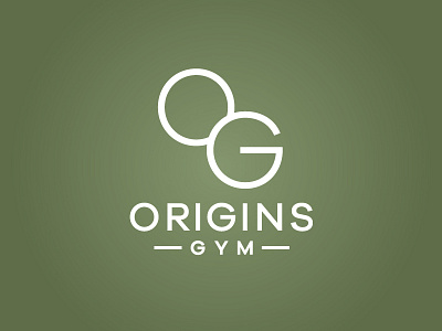 Origins Gym Logo coaching gym logo monogram sport