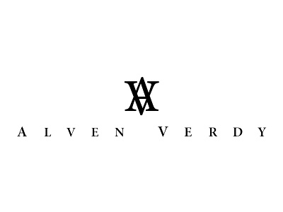 Alven Verdi clothing clothing company company fashion logo monogram monogram logo