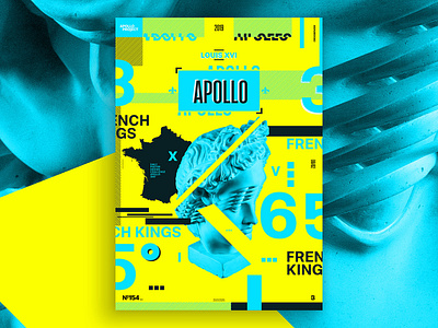 French Kings Louis 16 Poster #154 apollo challenge conception creation creativity design challenge design experiment digital art geometric graphic design graphic designer inspiration photoshop poster poster art poster creation poster design process speed art