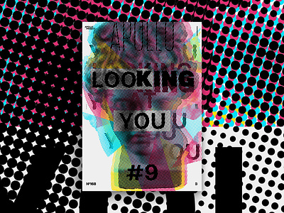 Looking at You #9 Poster #168 apollo challenge color halftone conception creation creativity design challenge design experiment digital art graphic design graphic designer inspiration photoshop poster poster art poster creation poster design process speed art