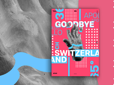 Goodbye Switzerland Poster #241 creative process