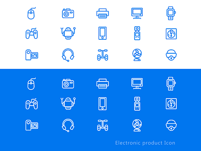 Icon exercises for electronic products. I hope you like them.