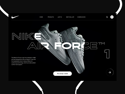 Nike - Sneaker Store website