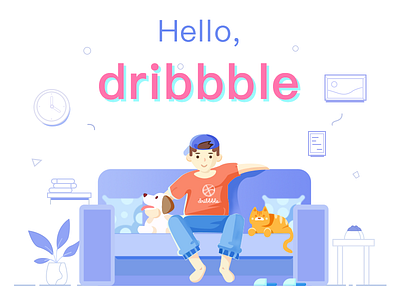 Hello,Dribbble! dribbble ui