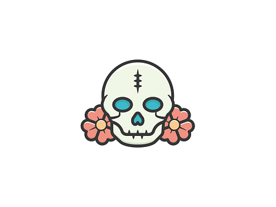 Skull Sticker