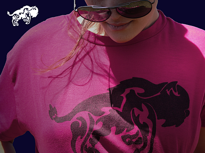 Bison Crop Top apparel bison buffalo create crop top fun graphic design hobby illustration native screen printing shirt design tee shirts wild